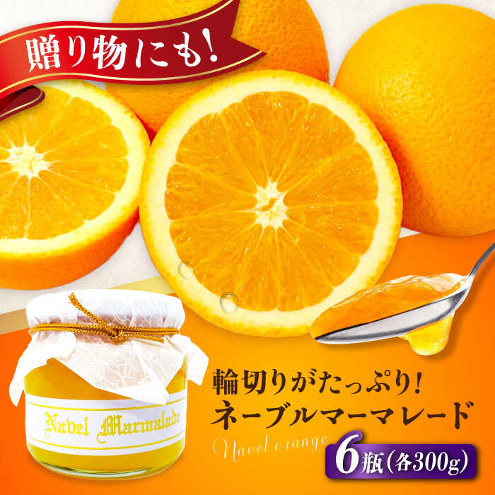 【ふるさと納税】人気のお土産！リピート率ナンバーワン！中下農園の『ネーブルマーマレード』（箱入り・大6個）　みかん 果物 マーマレード ママレード ジャム 広島県産 江田島市/江田島市観光協会[XAI008] みかん ミカン マーマレード ママレード ジャム 無添加 フルーツ