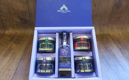 【3ヶ月定期便】きび糖 仕込みの ブルーベリー ジャム 5種 セット 各90g×1瓶 ブルーベリージャム りんごジャム 瓶詰め 瓶