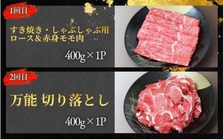 【4回定期便A】牛肉 美熊野牛 牛肉定期便【okad-tkb0019】