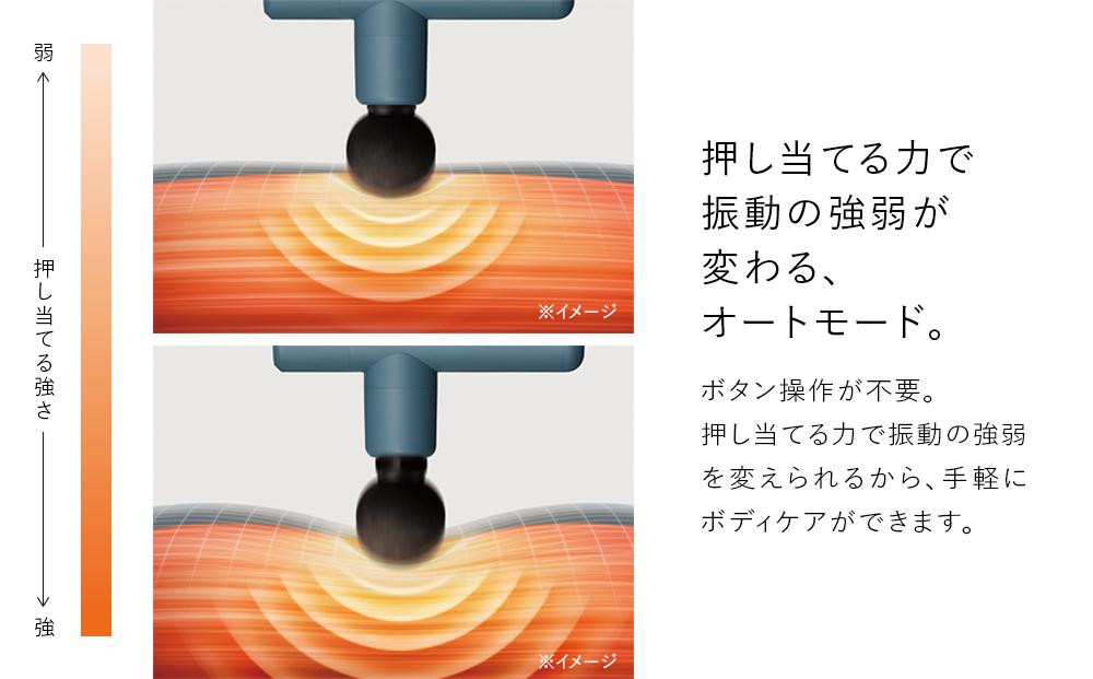 SIXPAD Power Gun Slim【ブルー】| シックスパッド パワーガンスリム コンパクト 振動ガン マッサージ 筋肉ケア 疲労回復 血行促進 ボディケア 自宅ケア 人気 おすすめ フィット