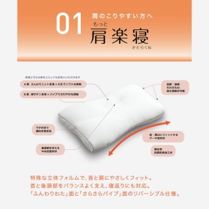 【5月末までに発送】[医師がすすめる健康枕]もっと肩楽寝/低め【P228SM-5m】