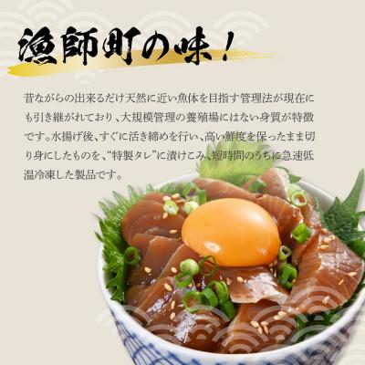 ふるさと納税 土佐市 訳あり　活き締めカンパチの醤油漬け丼(10P)セット |  | 01