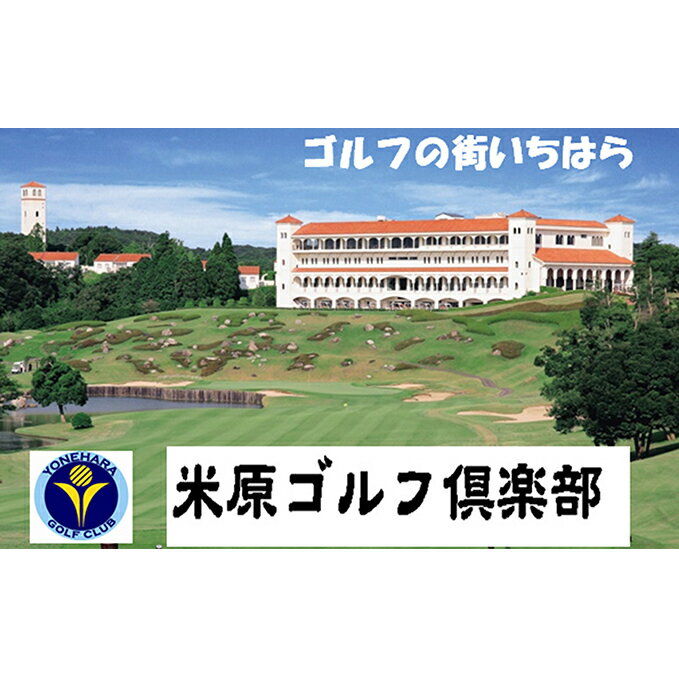 【ふるさと納税】ゴルフ場 千葉 米原ゴルフ倶楽部 土日祝 1R セルフプレー券 1名様券 2枚（ 7月〜9月 1〜3月 ) 昼食付 ゴルフ 関東 チケット ゴルフ場利用券 プレー券 施設利用券 お食事券　【 市原市 】