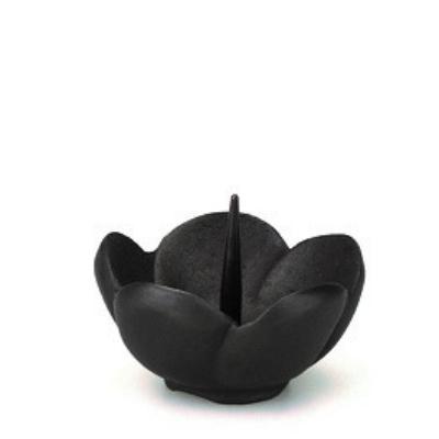 ふるさと納税 高岡市 【高岡銅器】うめ燭台　黒