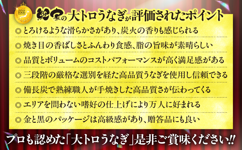 1707-2 大人気！鯉家の極上蒲焼「簡単！大トロうな重（カット蒲焼10袋）」【国産・手焼き備長炭】　KN040-013-02
