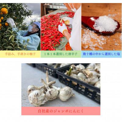 ふるさと納税 朝倉市 いのや 。の柚子胡椒〈赤-red garlic-〉 |  | 03