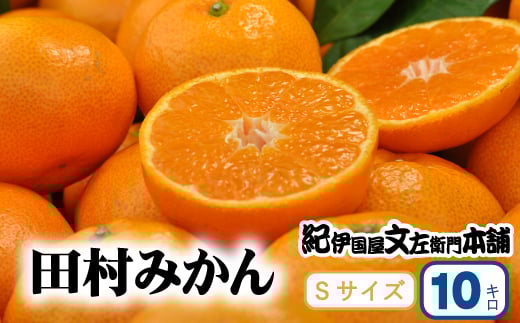 【予約受付】田村みかん 特選ギフト品 10kg【Sサイズ】赤秀 / 紀州和歌山有田郡湯浅町田村地区産 ◆2025年11月下旬～2026年1月中旬頃に発送(お届け日指定不可)　紀伊国屋文左衛門本舗 / 田村みかん みかん 蜜柑 柑橘 果物 フルーツ 【kmtb304B】