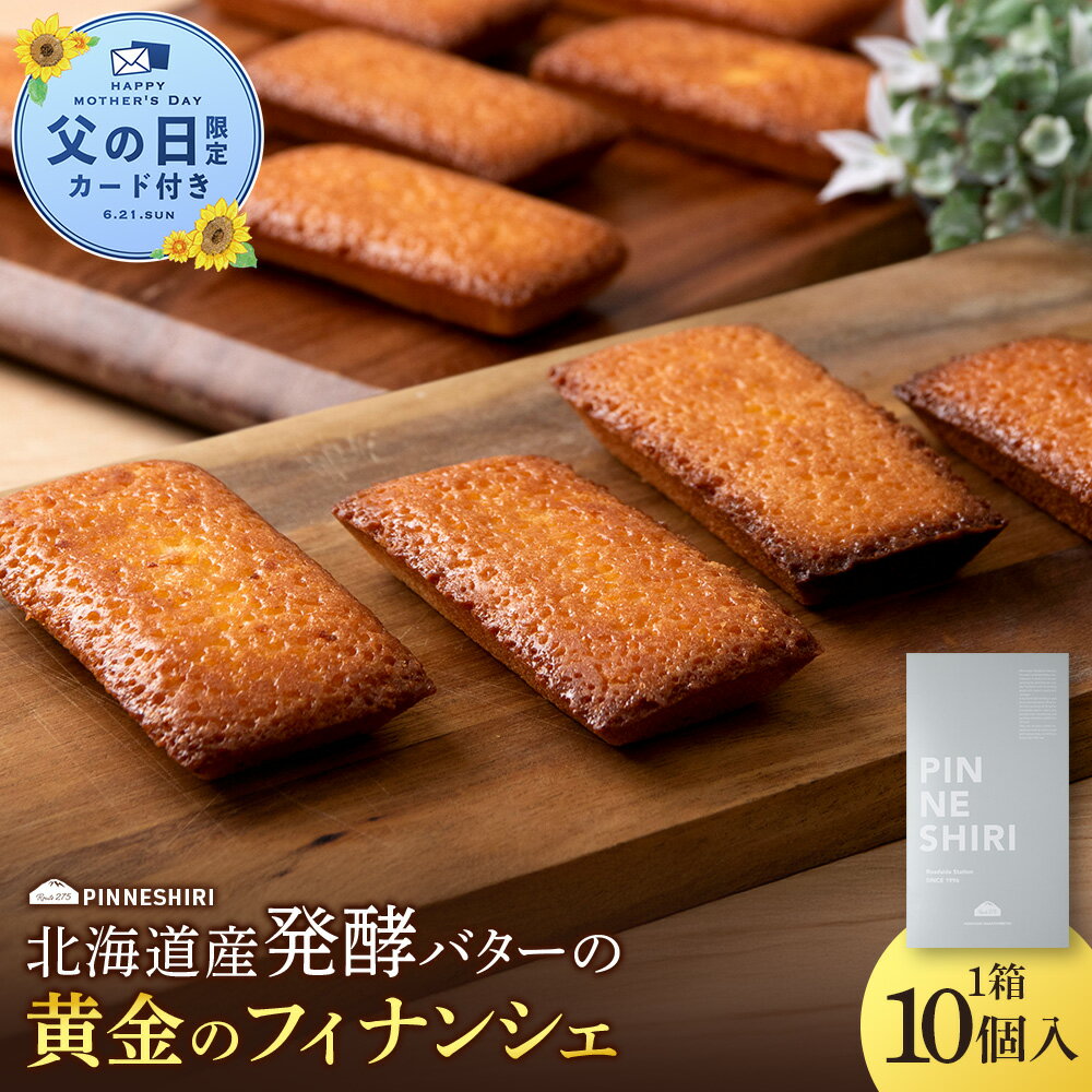 【ふるさと納税】 黄金のフィナンシェ 10個フィナンシェ 洋菓子 お菓子 スイーツ ハチミツ 蜂蜜 発酵 バター 道の駅 ふるさと納税 北海道 中頓別町