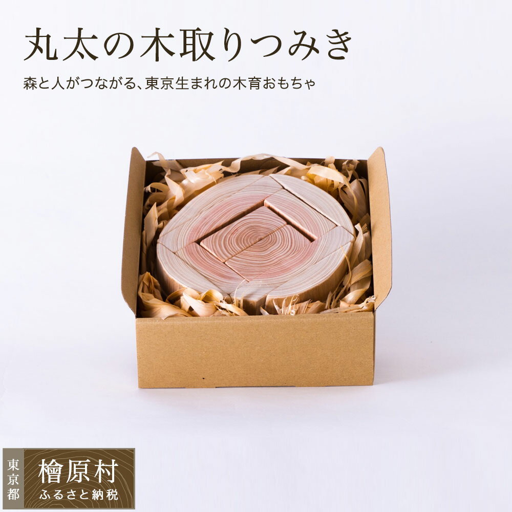 【ふるさと納税】Tokyo Tree Wood 丸太の木取りつみき（紙箱） | 子供 おもちゃ 玩具 知育玩具 木のおもちゃ 積み木 おもちゃ つみき 東京都 檜原村
