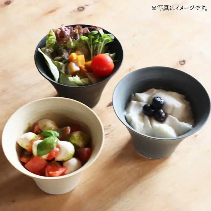【波佐見焼】IREKO シャビーグレー いれこ碗（小） 3点【浜陶】[XA78]