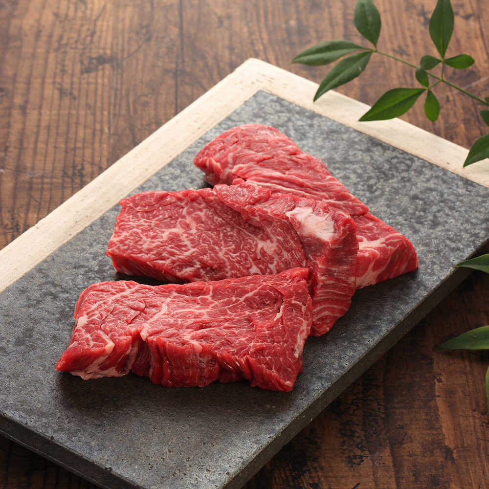 【ふるさと納税】【GI認証】くまもとあか牛カイノミステーキ 約120g×3枚 / 菊陽町 あかうし 熊本県 肉 にく niku ブランド 旨み くまもとあか牛 和牛 自社牧場 直接 最高 牛 牛肉 ぎゅうにく ぎゅう肉 冷凍 国産【有限会社 三協畜産】[BHAS010]