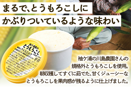 朝採れ加工 とうもろこしアイス 8個 アイス スイーツ トウモロコシ [0716]