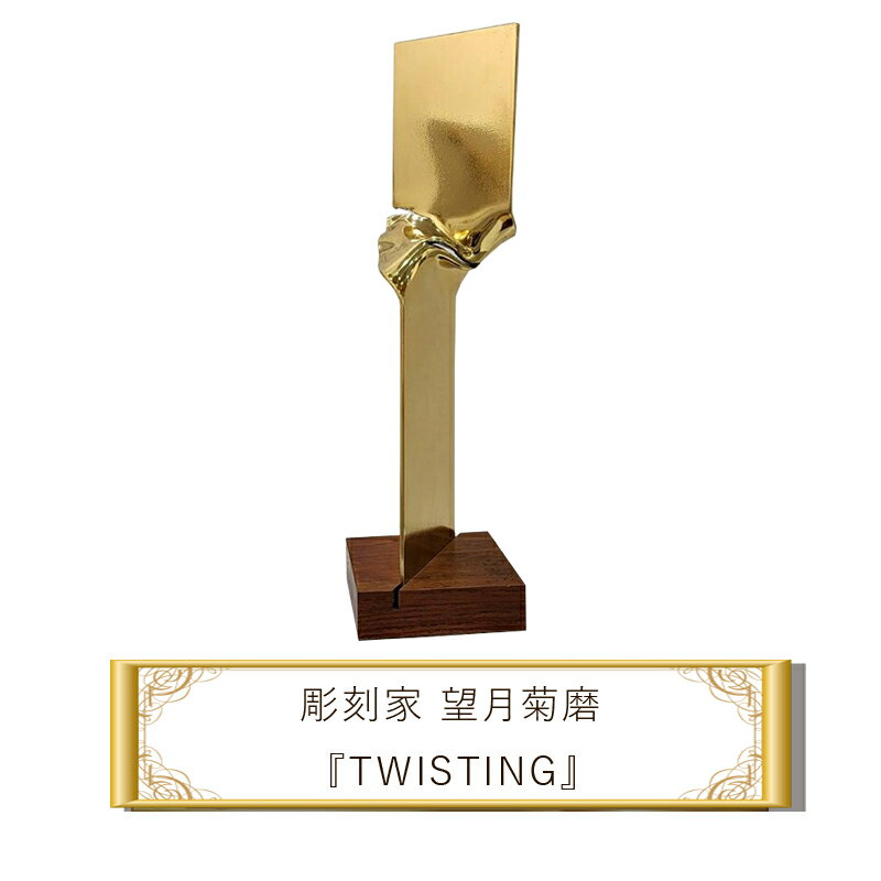 【ふるさと納税】彫刻家 望月菊磨 彫刻 ツイステイング　『TWISTING』 B【 アート ART 神奈川県 大磯町 】