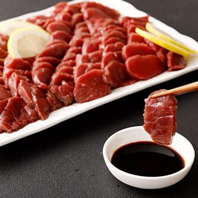 ふるさと納税 長洲町 【馬刺し】熊本直送　ブロック肉　赤身200g・ユッケ200g　合計400gセット(長洲町) |  | 01