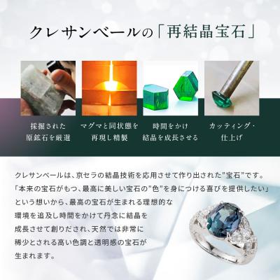 ふるさと納税 京都市 【京セラ】クレサンベール〈アレキサンドライト・天然ダイヤモンド〉リング(ジュエリー) |  | 03
