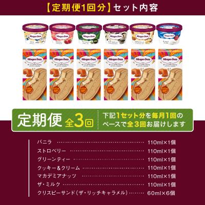 ふるさと納税 浜中町 <全3回定期便・連続>ハーゲンダッツ『ミニカップ&クリスピーサンド(36個)』_H0016-137 |  | 01