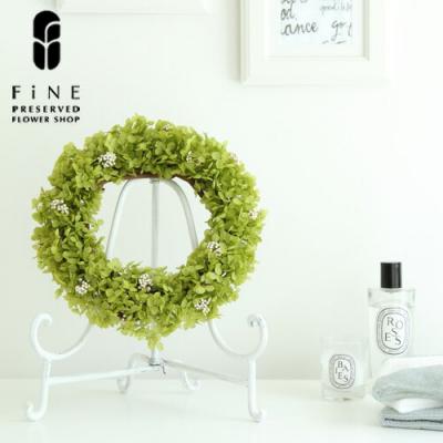 ふるさと納税 鳴門市 プリザーブドフラワー アナベル リース・ミニ【Fine】