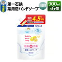 【ふるさと納税】第一石鹸 薬用泡ハンドソープ 詰替用 900ml×6個