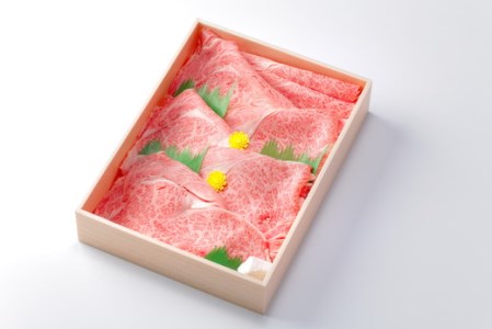 【4月発送分】【４等級以上】極上近江牛すき焼き・しゃぶしゃぶ用　ロース【800ｇ】【CB02SM-4m】