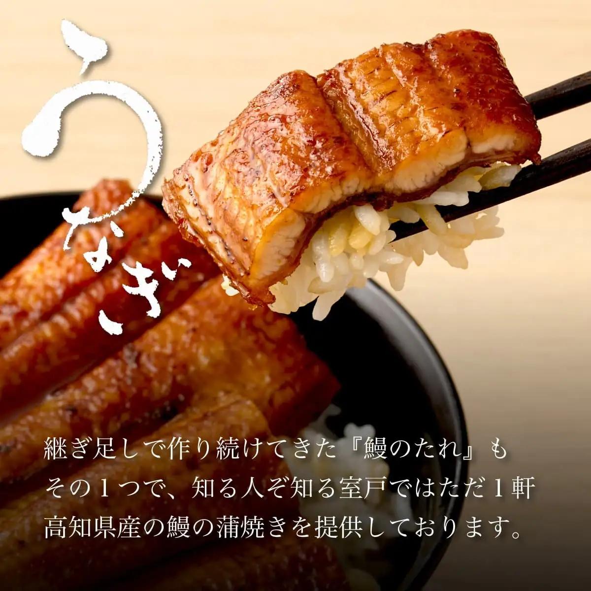 ７０年つぎ足しの秘伝のたれ！初音の厳選高知県産うなぎ蒲焼き２尾 ＿ 国産 ウナギ 鰻 うなぎ 蒲焼き 秘伝のタレ 土用の丑の日 配送可 簡単調理 かばやき ひつまぶし 