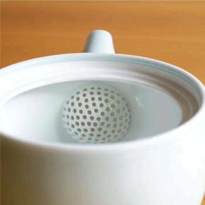 【白山陶器】【茶和】グッドデザイン賞 急須 青白釉 食器 【波佐見焼】 [TA90] 波佐見焼