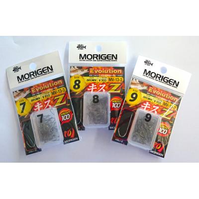 ふるさと納税 加東市 もりげん(MORIGEN)　釣針　キスZメガパック　ブラウン　3枚セット(7号・8号・9号)