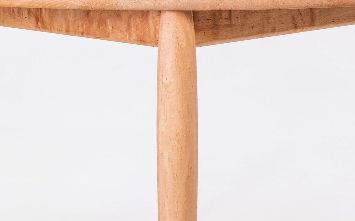 府中家具　Carving table　φ1200　イタヤカエデ  No.1201-01