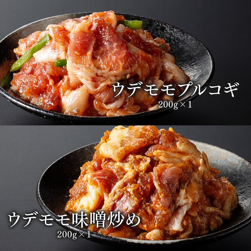 「まるみ豚」宮崎県産豚肉　人気セット　計1.1kg  豚肉 豚 肉 国産 川南町 ウデ モモ ハンバーグ ローススライス バラスライス [D11512]