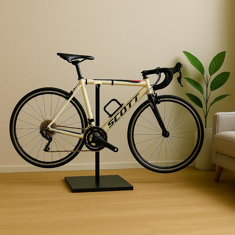 【ふるさと納税】0137-001　屋内用自転車スタンド／日本製 おしゃれ スタイリッシュ サイクルスタンド 室内 マウンテンバイク クロスバイク ロードバイク 高耐久