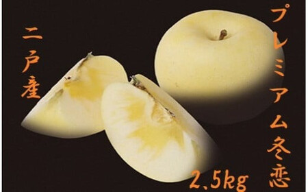 二戸産  カシオペア プレミアム冬恋はるか 約2.5kg 【2025年12月上旬-下旬発送予定】 ／りんご リンゴ 林檎 フルーツ 果物 旬 お取り寄せ 冬恋ブランド 蜜入り