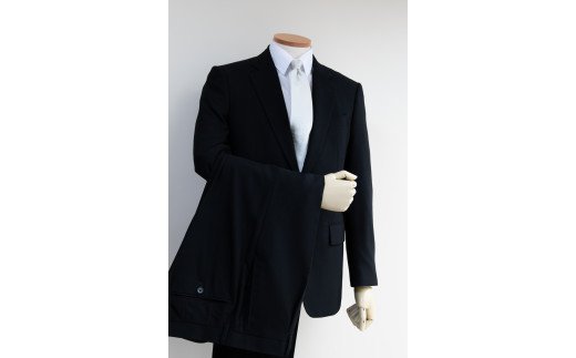 水の都・大垣産　高級服地＜SUITO WOOL＞使用　ブラックフォーマル（オールシーズンorサマーウール）国内縫製オーダースーツお仕立券