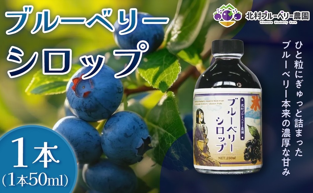 
                  ＜ 先行予約 ＞ ブルーベリー シロップ 50ml 手作り 果汁 フルーツ かき氷 カクテル アレンジ
                