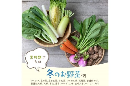 【定期便】合計4回お届け　有機野菜・京野菜の『京都やおよし』の京丹後・亀岡市お野菜＆九条ねぎ＆お米2kg（丹後コシヒカリ特別栽培米）詰め合わせ　※北海道、離島、沖縄地域への発送不可