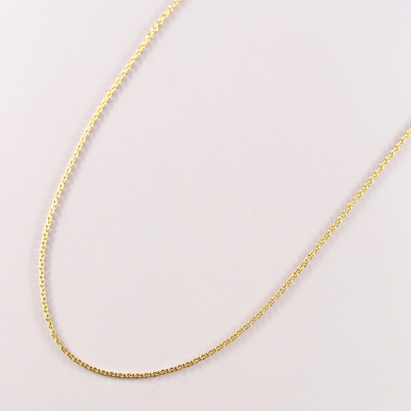 マクラメ　K24YG　アズキネックレス42cm（28500H21）K05011-H