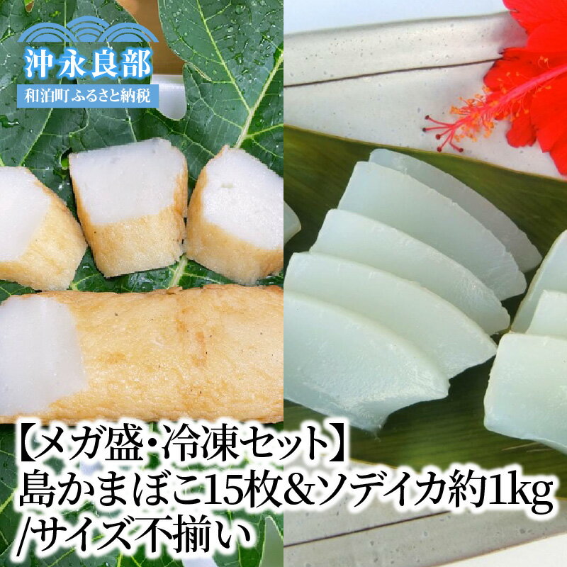 【ふるさと納税】【メガ盛・冷凍セット】 島かまぼこ 15枚 ＆ ソデイカ 約1kg サイズ不揃い イカ 烏賊 かまぼこ 島かまぼこ 永山かまぼこ 蒲鉾 冷凍 詰め合わせ 詰合せ ヒルアギ 沖永良部 刺身 握りずし まるとよ農産 鹿児島 和泊町 おすすめ ランキング プレゼント ギフト