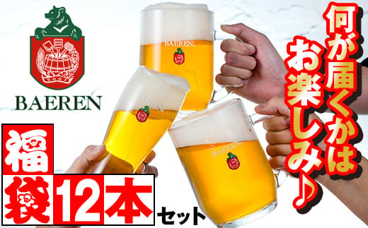 ベアレンビール お酒の福袋 飲み比べ おまかせ 12本 詰め合わせ ／ 酒 ビール クラフトビール 地ビール 瓶ビール 缶ビール