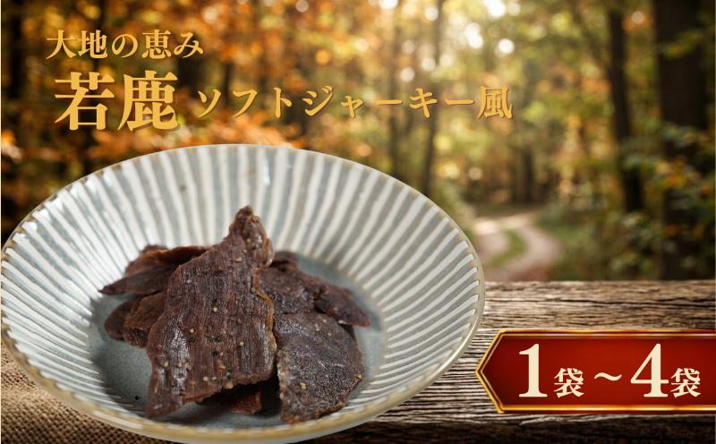 
                  北海道産 若鹿 ソフトジャーキー風  選べる 1袋 (20g) ～4袋 (80g) 無着色 国産 おつまみ ソフトジャーキー ジャーキー 鹿ジャーキー じゃーきー ソフト 人気 おすすめ 酒 お酒 つまみ 肴 おやつ 晩酌 珍味 肉 シカ しかにく 鹿 鹿肉 おつまみ ジビエ じびえ ヘルシー びーる ビール おつまみ 小分け お試し 安心 本場 冷凍 クラフトビール 観戦  北海道 標津町
                