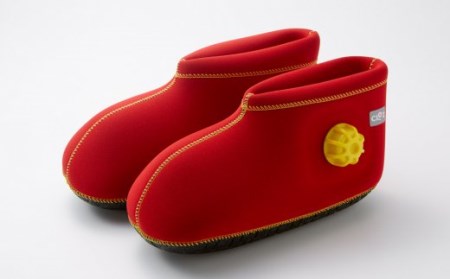 クロッツやわらか湯たんぽ/足用ショートタイプ （レッド・Mサイズ）_2011Z-2