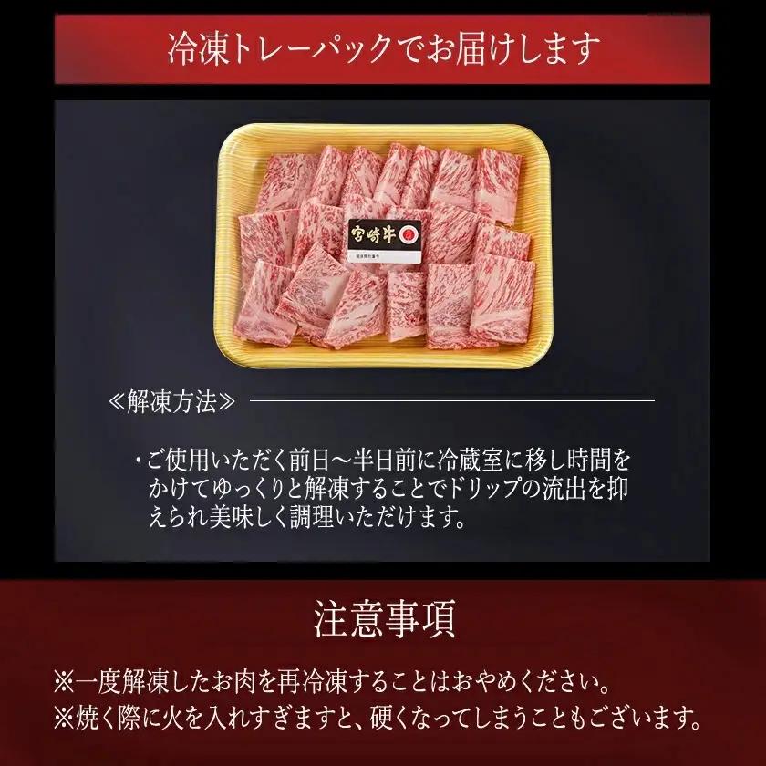 宮崎牛(A5)ロース焼肉用500g〔AD-0114〕_(都城市) 牛肉 最高級A5ランク 5等級 都城産 ブランド牛 ロース肉 焼肉用