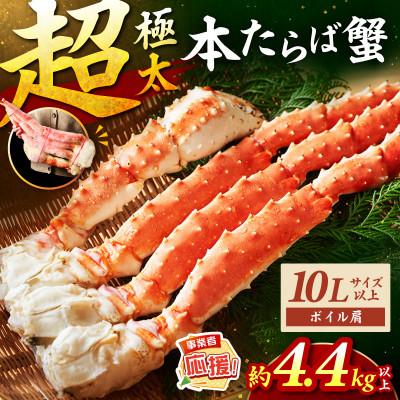 ふるさと納税 泉南市 □【極太メガサイズ】ボイルたらば蟹 10L以上(2肩で約4.4kg) ふるさと納税3.0