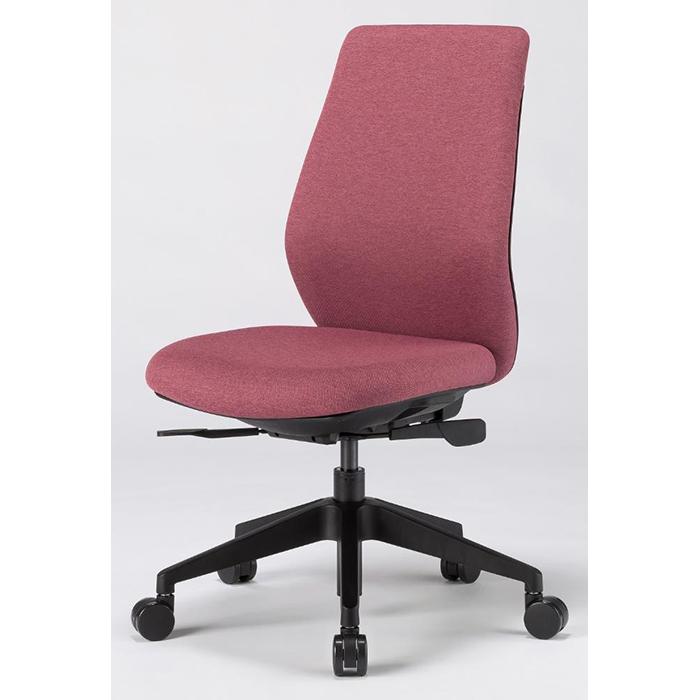 【ふるさと納税】タスクチェア　レクチェ　ハイバック 肘なし【カラー：ローズ】