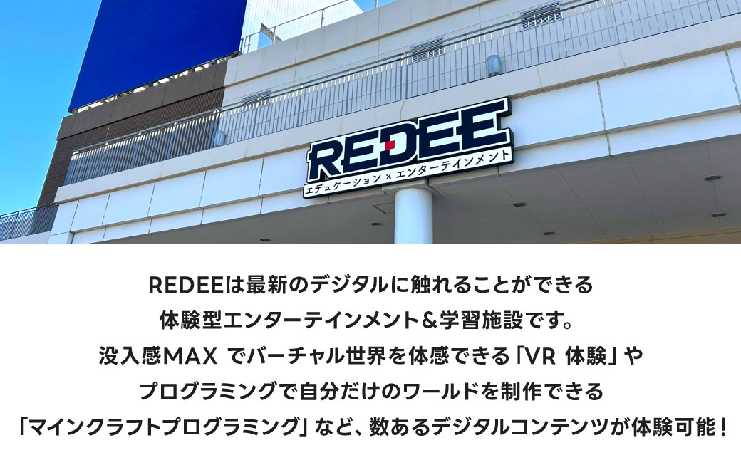REDEE 入場チケット 大人・子供ペア