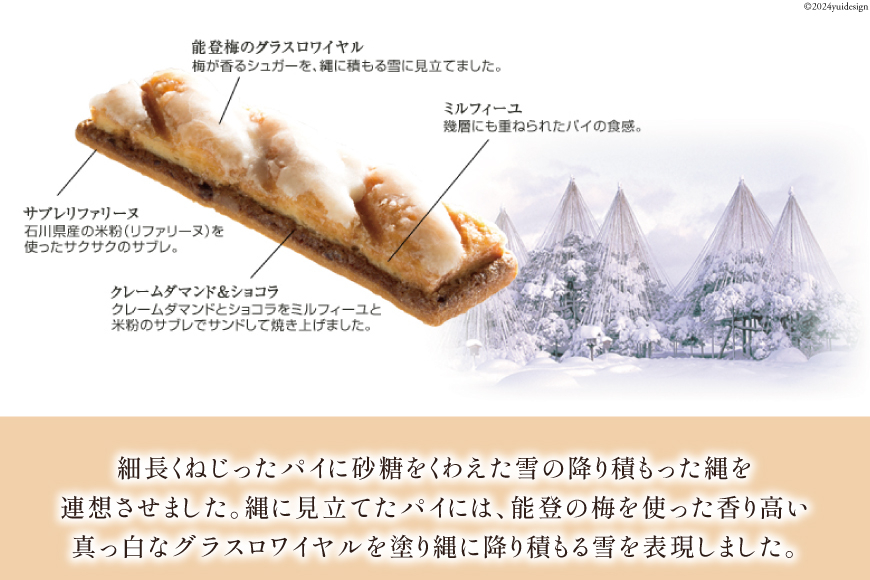 お菓子 詰め合わせ YUKIZURI三都物語 1箱 15本入 [レグレット 石川県 津幡町 28ac0022] パイ 洋菓子 焼き菓子 おかし 菓子 おやつ デザート スイーツ 個包装 手土産 ティー