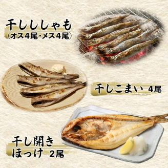 【3か月連続定期便】いくら500g たらこ切子と明太子切子 おさかなBOXセット② 魚介類 海鮮 定期便 いくら イクラ 北海道 秋鮭 鮭 鮭イクラ 干物 こまい ししゃも _F4F-3907