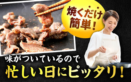 極上塩うまタレ 味付け牛タン 1kg(250g×4) 細切れ 小分け 不揃い 吉野ヶ里町/やきとり紋次郎[FCJ106]