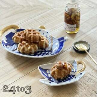 有田焼 田清窯 矢羽根丸紋プレートセット 24to3 西富陶磁器 A35-267