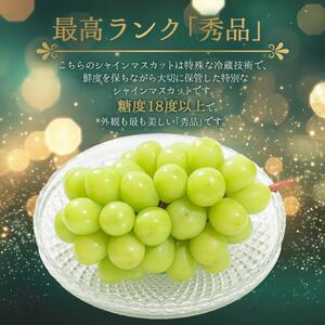 ＜2025年12月発送＞【ギフト】岡山県産 冬のシャインマスカット 2房 １kg以上 [025-a033]