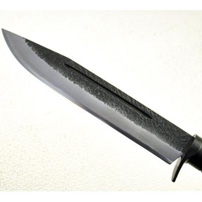 ふるさと納税 南国市 土佐鍛造ハンティングナイフ【ダマスカス15層青2鋼】両刃 240 |  | 01