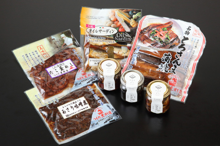 
味の詰め合せ・ツメタガイの瓶詰セット（つくだ煮・佃煮詰め合わせ）
