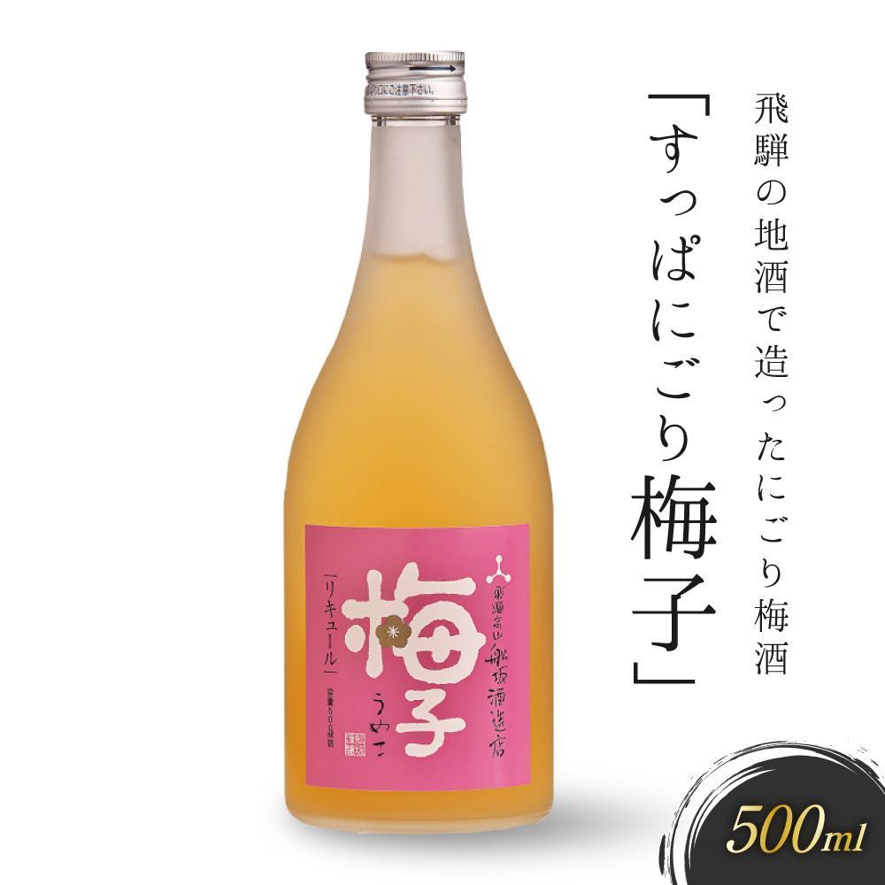【ふるさと納税】飛騨の地酒で造ったにごり梅酒「すっぱにごり梅子」 ｜ 日本酒 梅 人気 おすすめ 有限会社舩坂酒造店　FB002VP